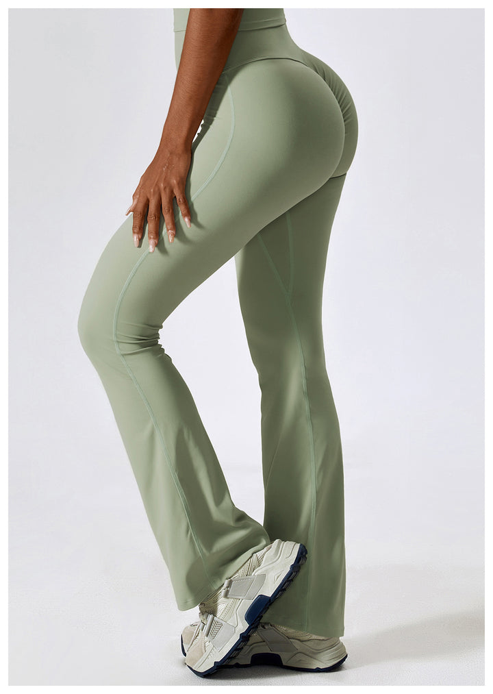 Petal Sculpt Flared Leggings