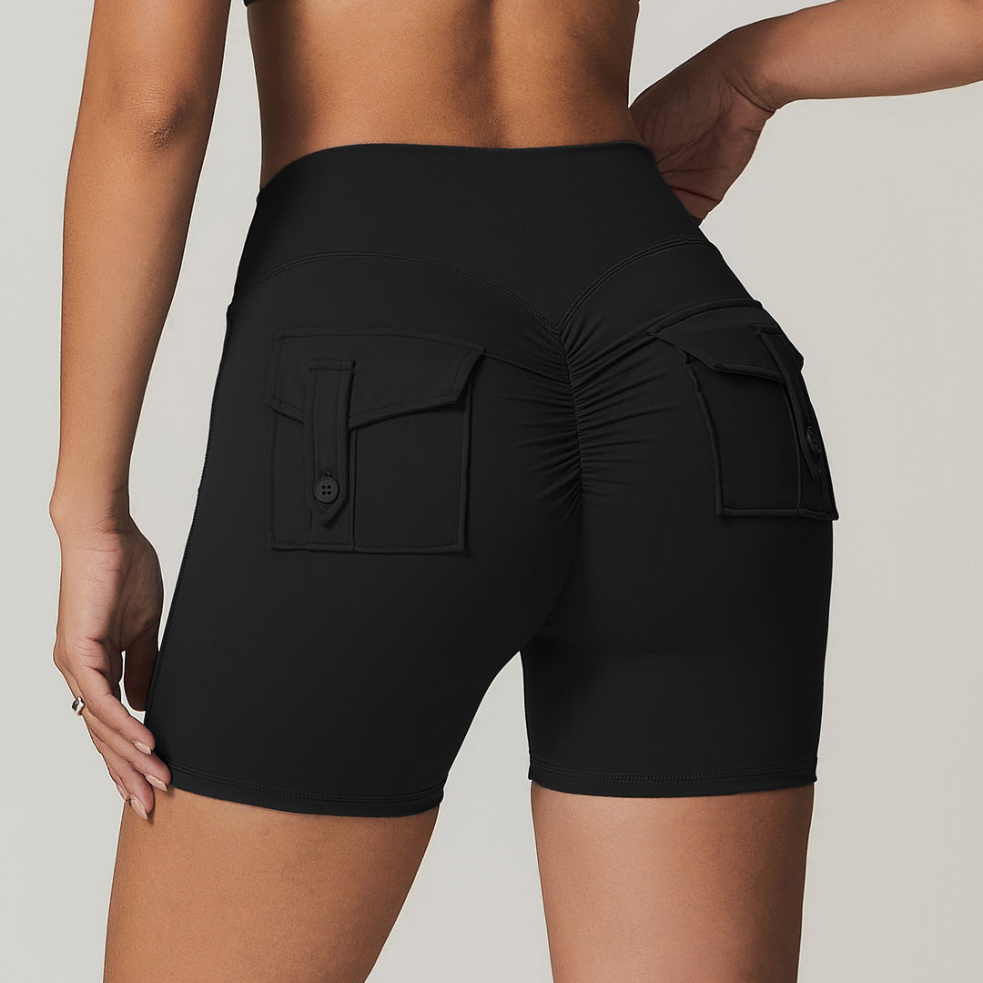 Duskelle High-Waisted Scrunch Shorts