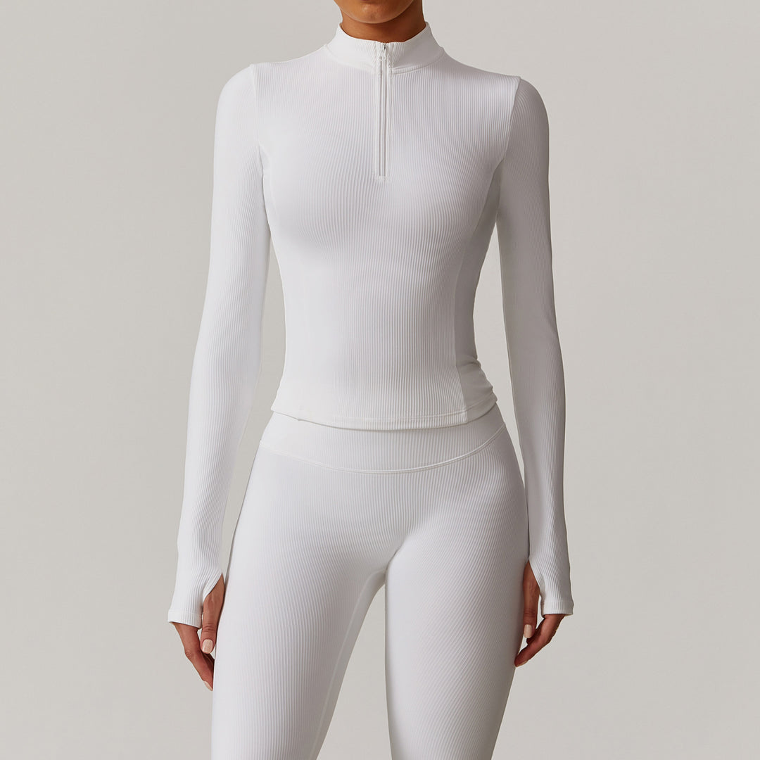 Seraphine Long-Sleeve Half-Zip Top