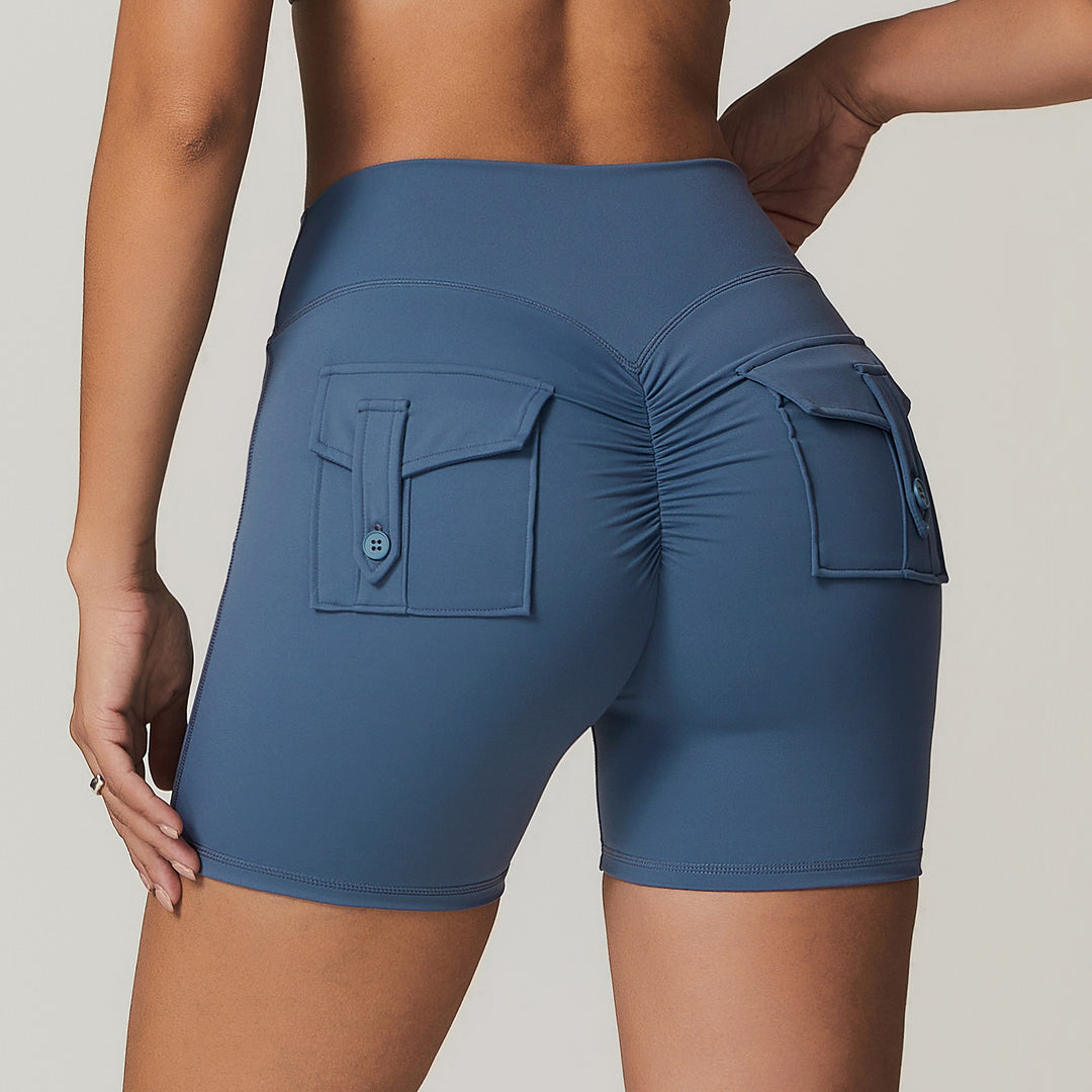 Duskelle High-Waisted Scrunch Shorts