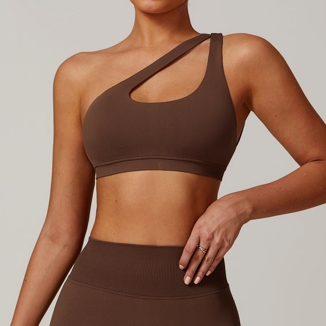 Aspen One-Shoulder Sports Bra