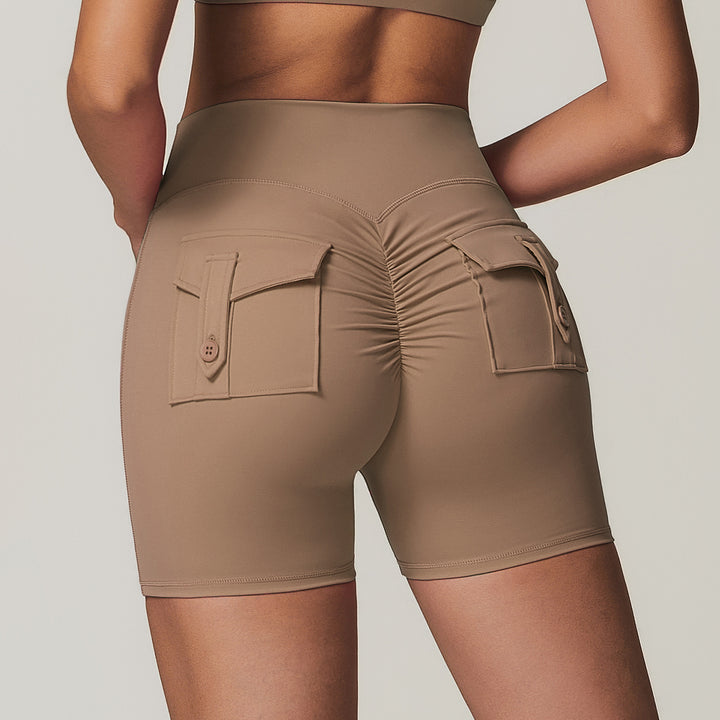 Duskelle High-Waisted Scrunch Shorts