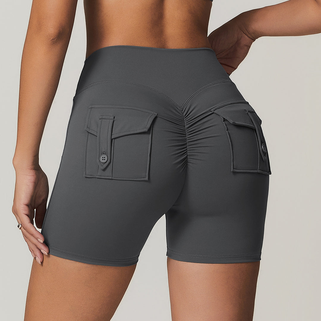 Duskelle High-Waisted Scrunch Shorts