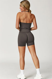 The Allure Halter Top Shorts 2-Piece Set