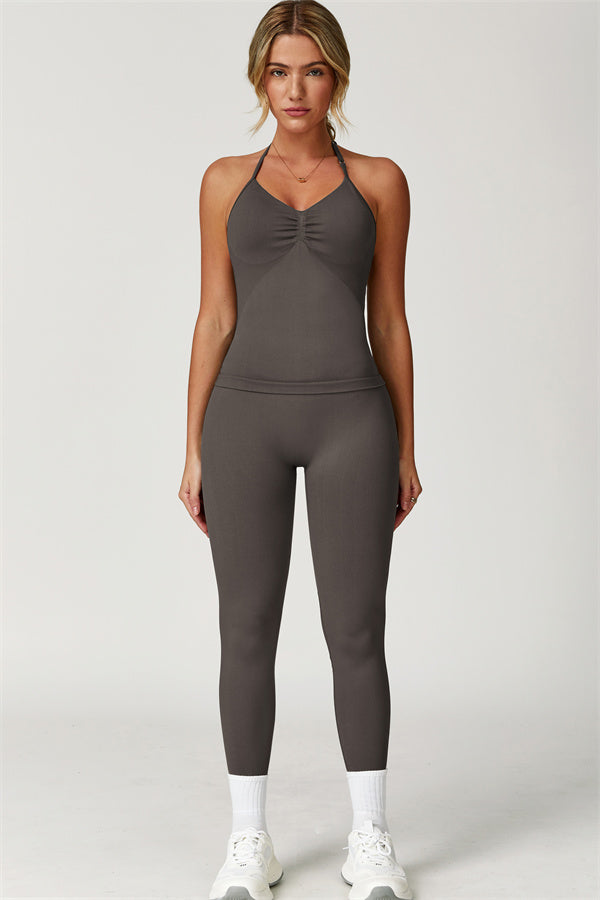 The Allure Halter Top Leggings 2-Piece Set
