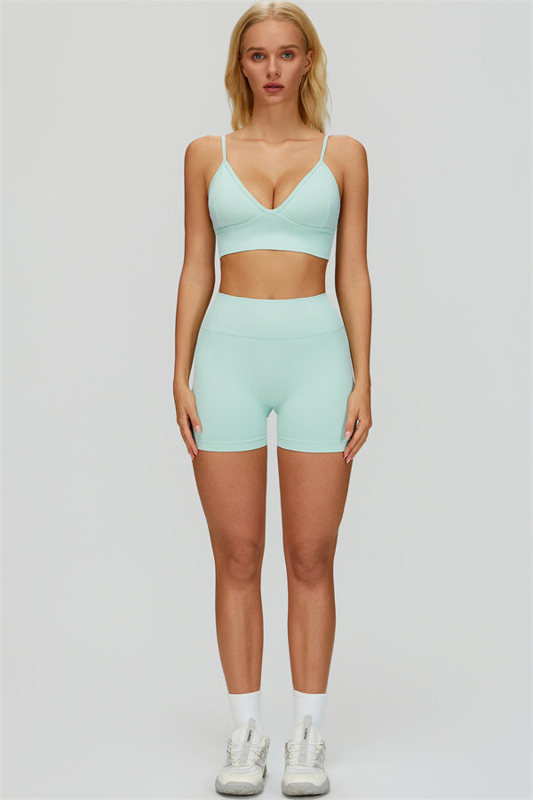 The Lagoon Sports Bra Shorts 2-Piece Set