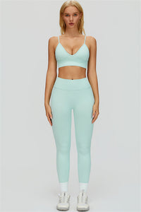 The Lagoon Jacket Sports Bra Leggings 3-Piece Set