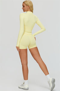 The Lagoon Jacket Sports Bra Shorts 3-Piece Set