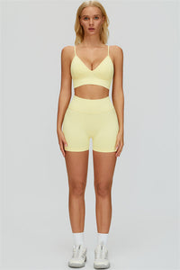 The Lagoon Jacket Sports Bra Shorts 3-Piece Set