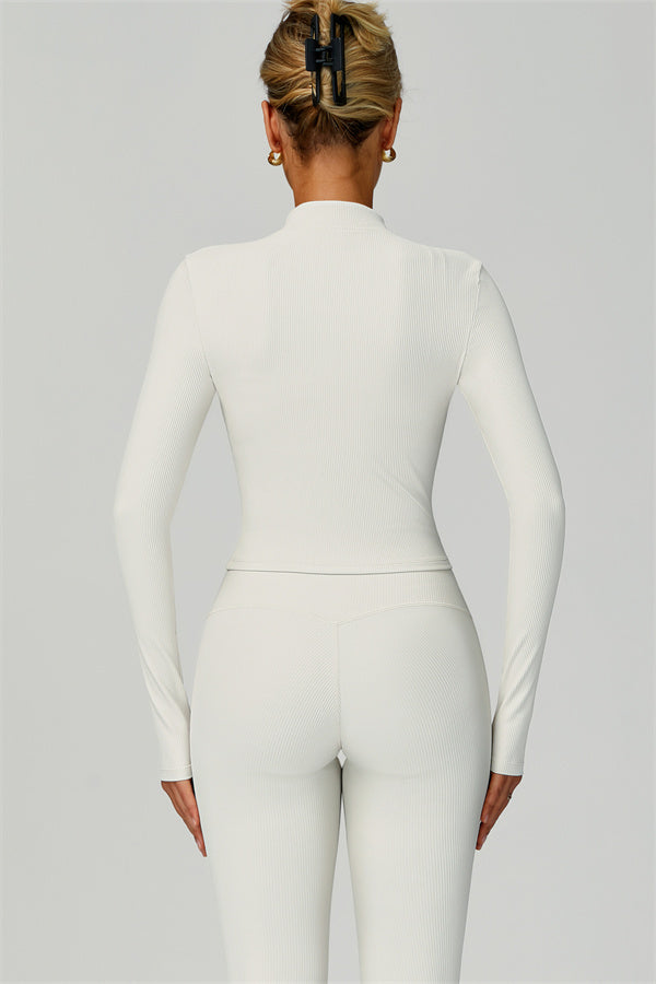 The Burst Jacket Leggings 2-Piece Set — Apricot - Image 2