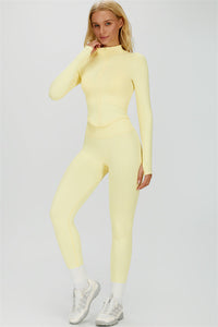 The Lagoon Jacket Sports Bra Leggings 3-Piece Set