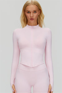 The Lagoon Jacket Sports Bra Shorts 3-Piece Set