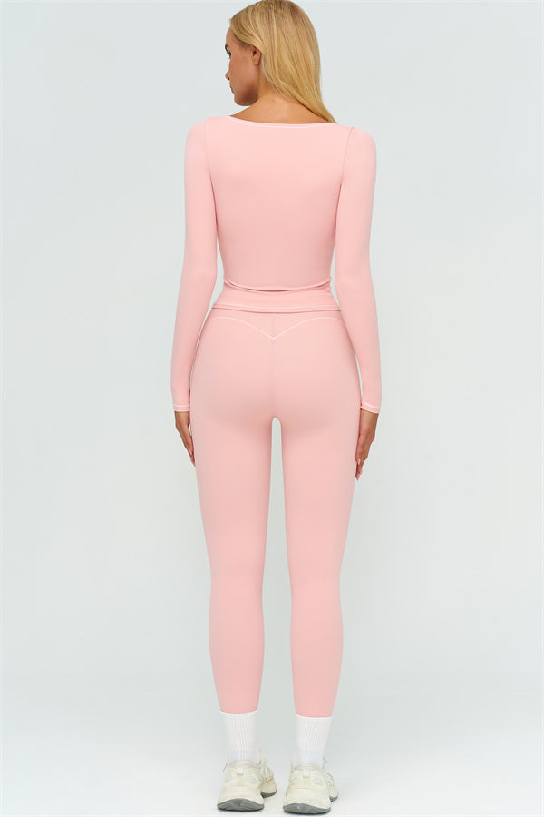 The Amara Long Sleeve T-shirt Leggings 2-Piece Set