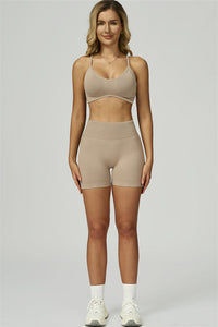 Bali Motion Sports Bra Shorts 2-Piece Set