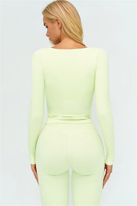 The Amara Long Sleeve T-shirt Flared Leggings 2-Piece Set