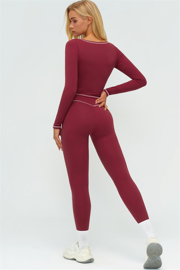 The Amara Long Sleeve T-shirt Leggings 2-Piece Set