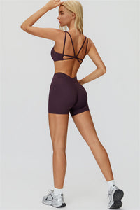 The Butterfly Sports Bra Shorts 2-Piece Set