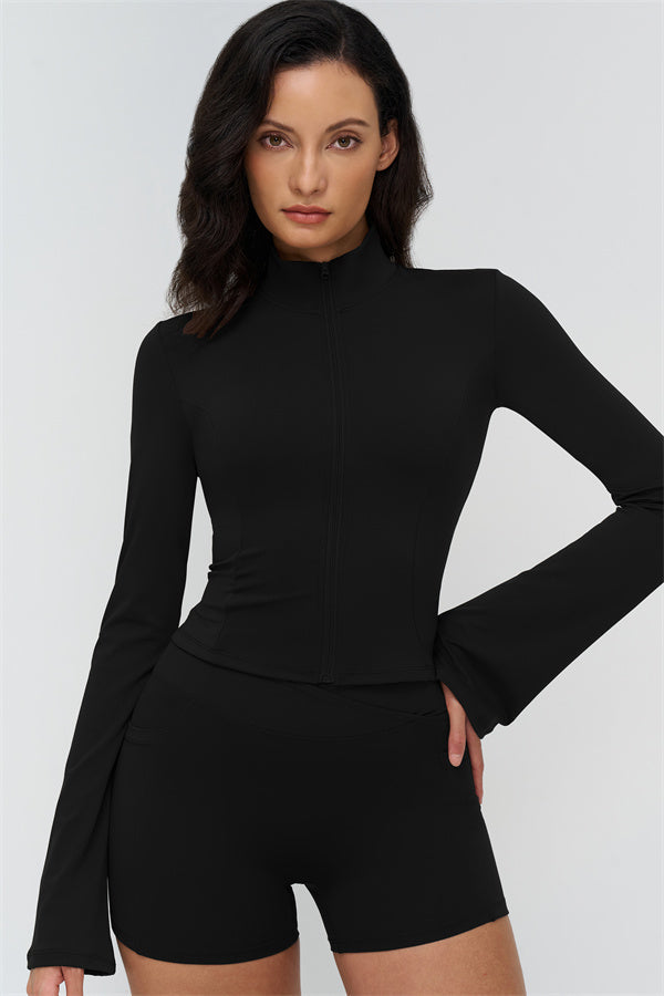 The BoldFit Jacket Shorts 2-Piece Set — Black