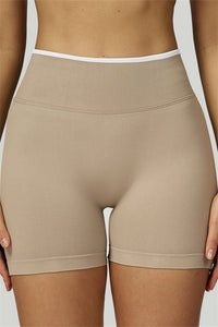 Bali Motion Trim Long Sleeve Crop Top Shorts 2-Piece Set