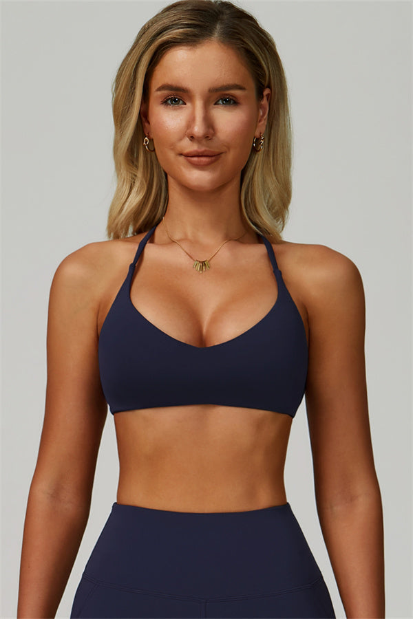 The Bold Cross Back Sports Bra Shorts 2-Piece Set