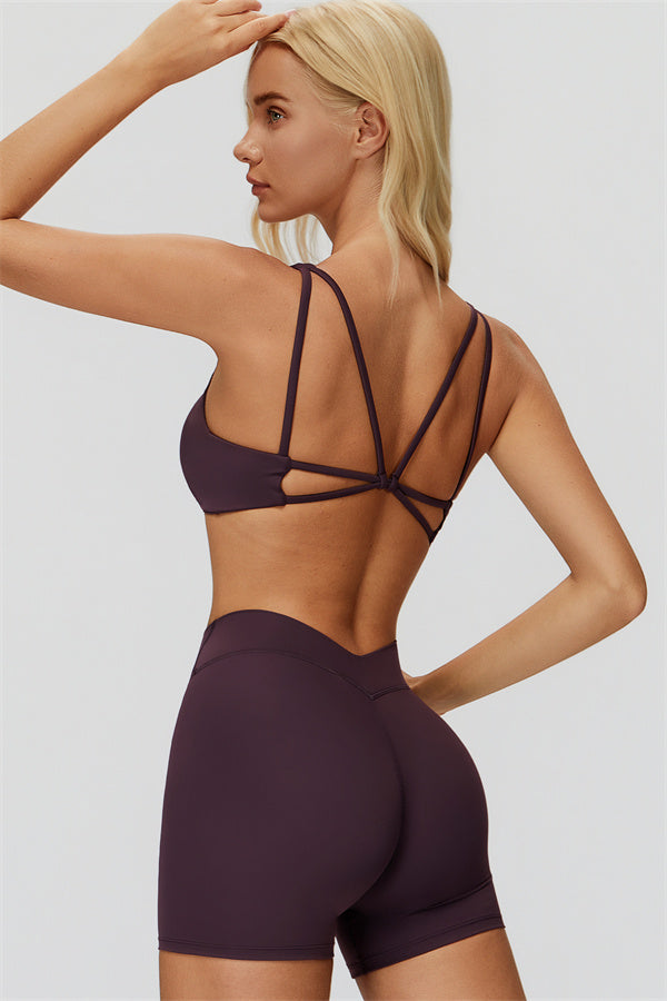 The Butterfly Sports Bra Shorts 2-Piece Set