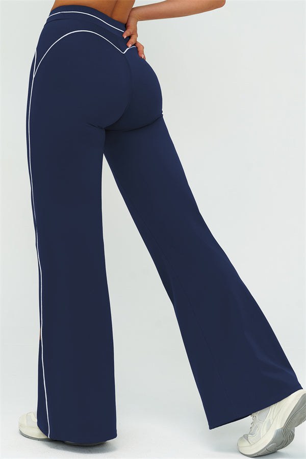 The Amara Flared Leggings — Cobalt