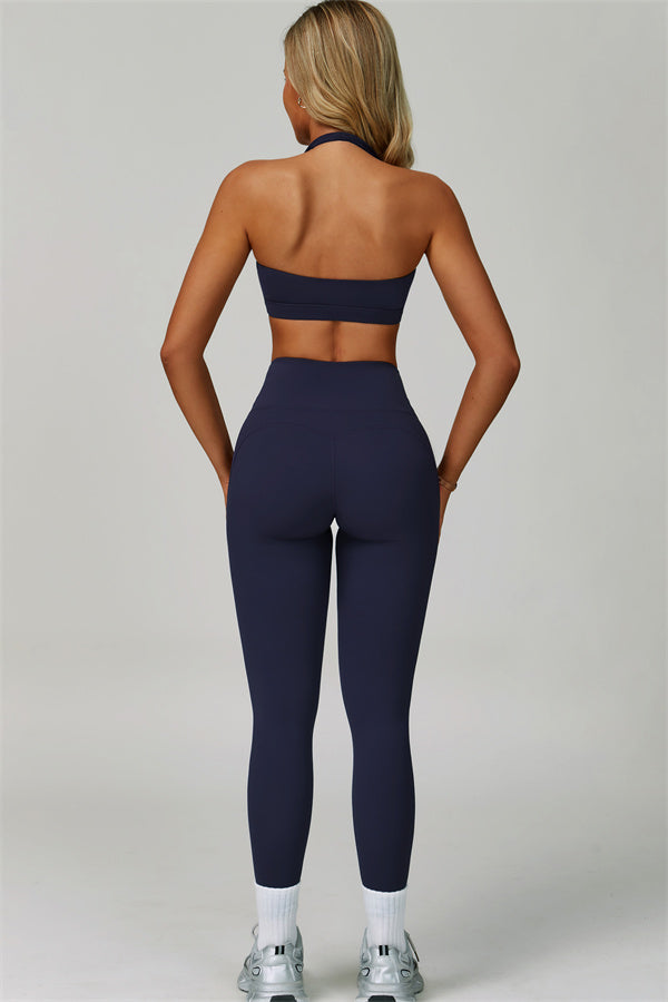 The Bold Halter Sports Bra Leggings 2-Piece Set