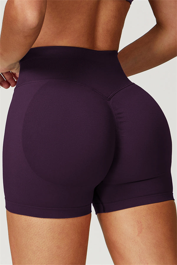 The Allure Shorts — Plum Purple