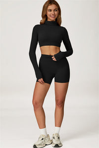 The Axis Crop Top Shorts 2-Piece Set