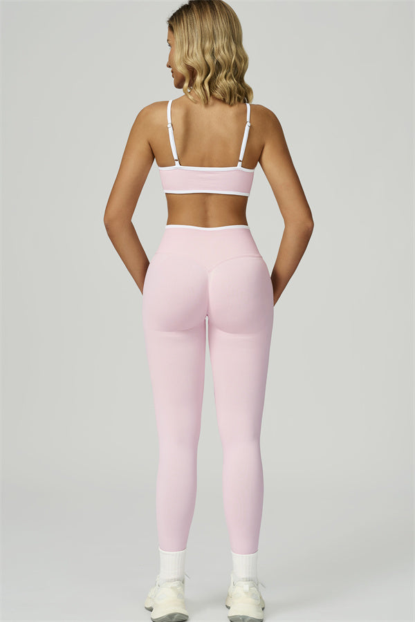 Bali Motion Trim Sports Bra Leggings 2-Piece Set