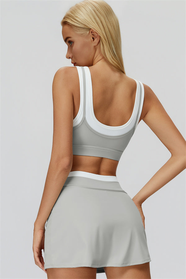 The Canyon Sports Bra Skirt 2-Piece Set