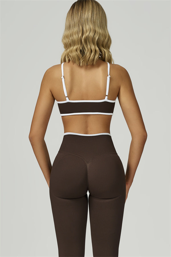 Bali Motion Trim Sports Bra Leggings 2-Piece Set