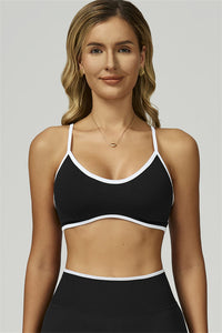 Bali Motion Trim Sports Bra Shorts 2-Piece Set