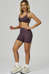 Bali Motion Sports Bra Shorts 2-Piece Set