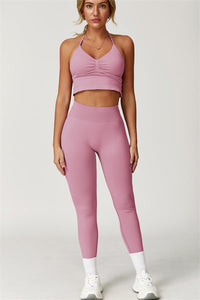 The Allure Halter Top Leggings 2-Piece Set
