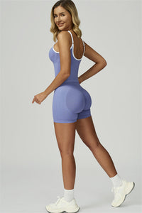 Bali Motion Trim Crop Top Shorts 2-Piece Set