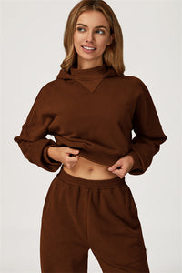 The Axis Crop Hoodie