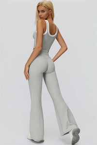 The Canyon Crop Tank Flared Leggings 2-Piece Set