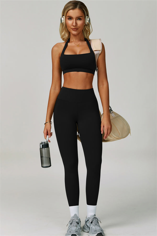 The Bold Halter Sports Bra Leggings 2-Piece Set