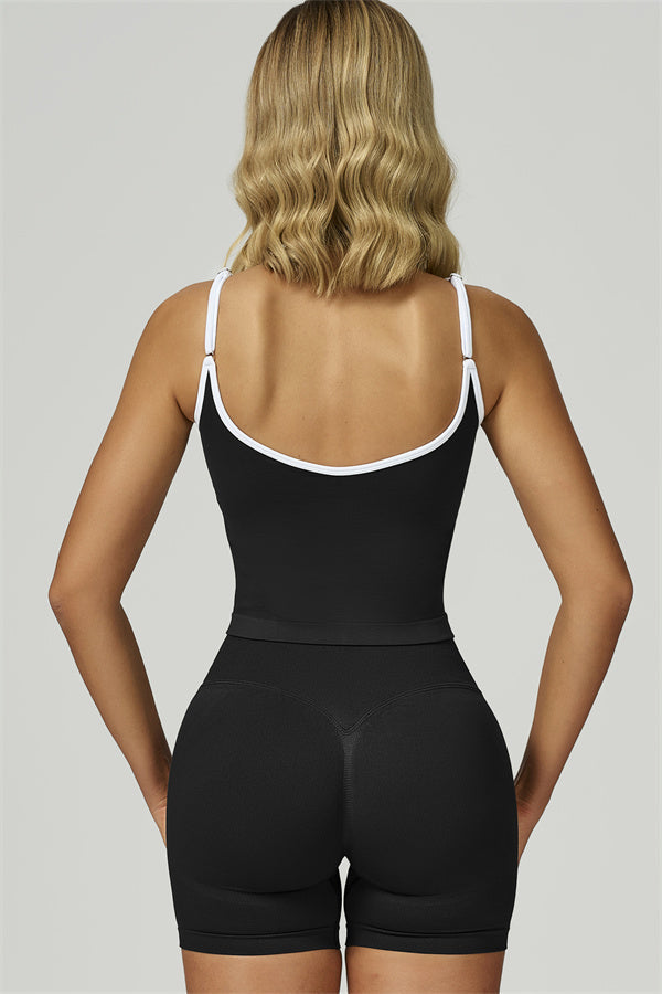 Bali Motion Trim Crop Top Shorts 2-Piece Set