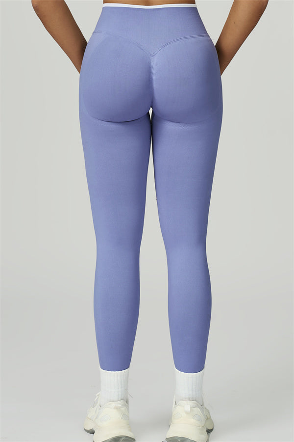 Bali Motion Trim Long Sleeve Crop Top Leggings 2-Piece Set