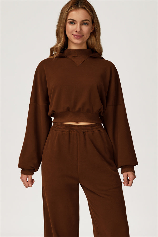 The Axis Crop Hoodie