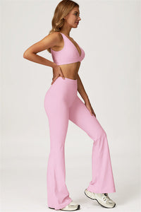 The Axis Sports Bra Flared Leggings 2-Piece Set