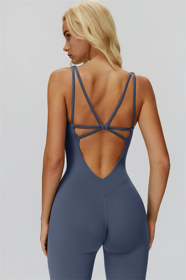 The Butterfly Jumpsuit — Cobalt