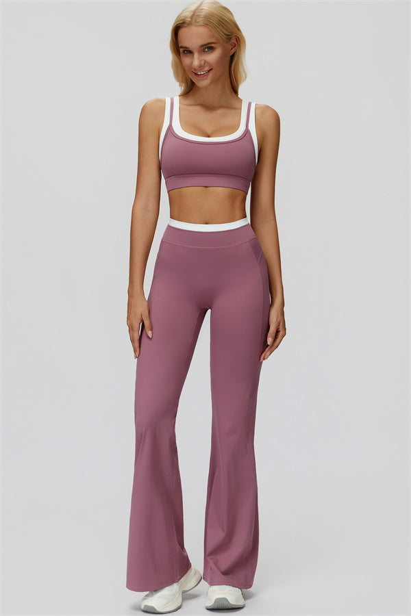 The Canyon Sports Bra Flared Leggings 2-Piece Set