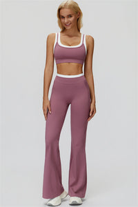 The Canyon Sports Bra Flared Leggings 2-Piece Set