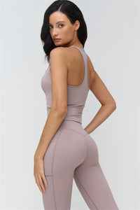 The BoldFit Crop Top Leggings 2-Piece Set