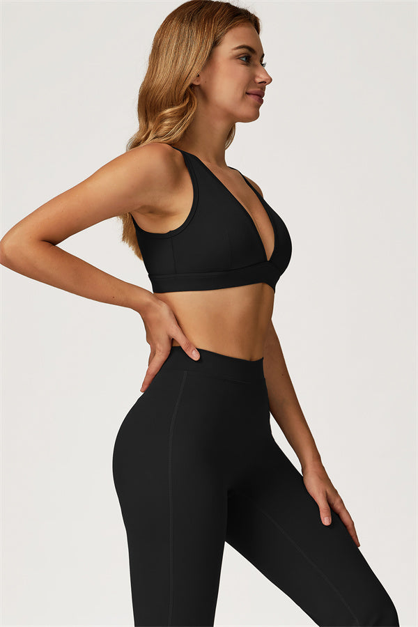 The Axis Sports Bra Flared Leggings 2-Piece Set