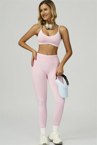 Bali Motion Trim Sports Bra Leggings 2-Piece Set