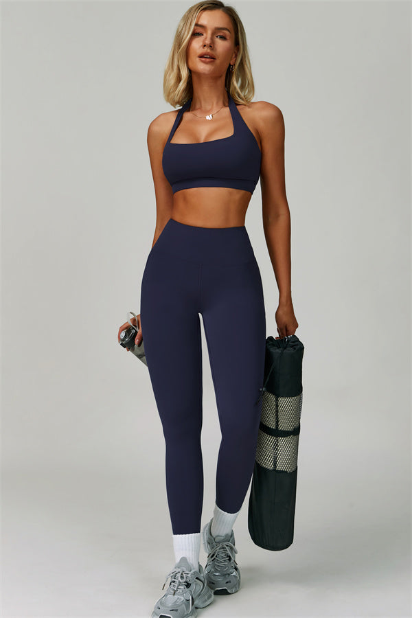 The Bold Halter Sports Bra Leggings 2-Piece Set
